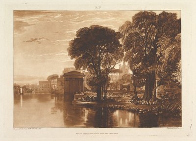 द एल्लोव, आइलवर्थ लिबर स्टडियोरम, भाग XIII, प्लेट 63, 1 जनवरी, 1819। द्वारा जोसेफ मैलॉर्ड विलियम टर्नर