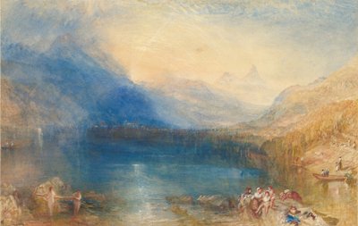ज़ुग झील, 1843 (ग्रेफाइट पर wc) द्वारा जोसेफ मैलॉर्ड विलियम टर्नर