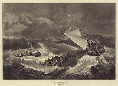 द शिपव्रेक द्वारा Joseph Mallord William Turner