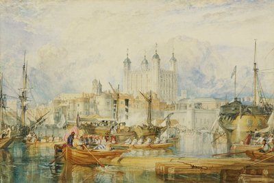 टॉवर ऑफ लंदन, c.1825 द्वारा जोसेफ मैलॉर्ड विलियम टर्नर