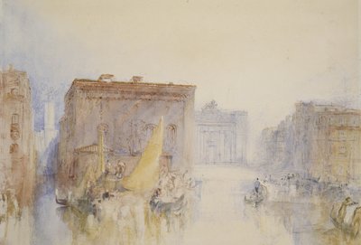 वेनिस: द ऐकेडेमिया, 1840 (कागज पर पेन und स्याही के साथ) द्वारा जोसेफ मैलॉर्ड विलियम टर्नर