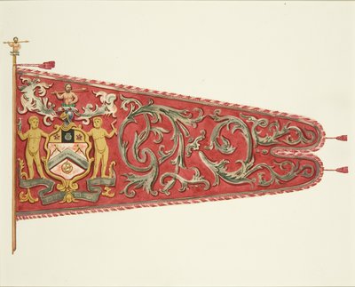 द जॉइनर्स बैनर, c.1833 (कागज पर पेंसिल, वॉटरकलर और बॉडीकलर) द्वारा जोसेफ मैनिंग
