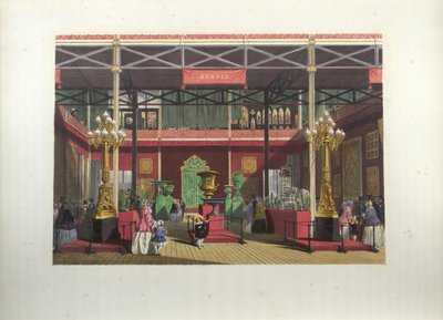 1851 में ग्रेट प्रदर्शनी के दौरान रूसी प्रदर्शनी इंटीरियर द्वारा जोसेफ नैश