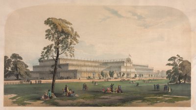 द क्रिस्टल पैलेस, सी। 1850। द्वारा जोसेफ नैश
