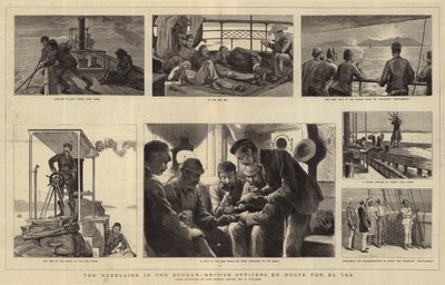 सऊदन में विद्रोह, एल टेब के लिए ब्रिटिश अधिकारी एन रूट द्वारा Joseph Nash