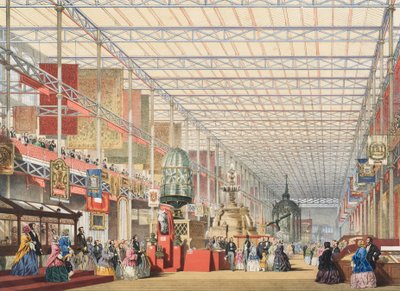1851 की महान प्रदर्शनी का दृश्य: ब्रिटिश नेव, 1854 द्वारा जोसेफ नैश