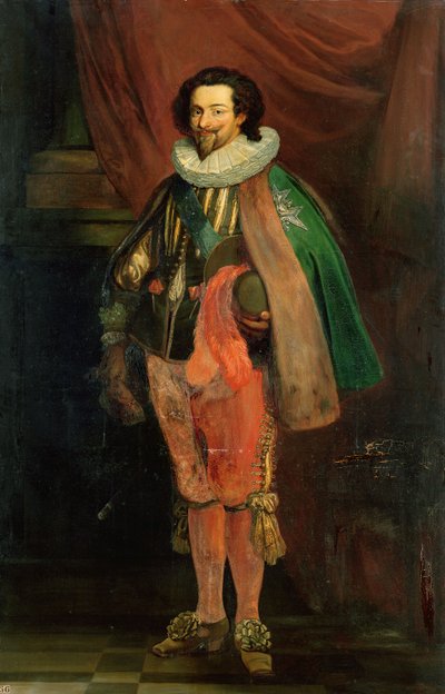 चार्ल्स डी&39;एलबर्ट (1578-1621) ड्यूक ऑफ़ लुइनेस, हाई कांस्टेबल और फाल्कनर, 1834 द्वारा जोसेफ निकोलस रॉबर्ट फ्लेरी