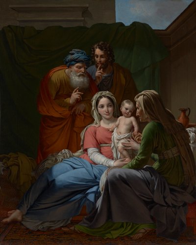 द होली फैमिली, c.1820 द्वारा Joseph Paelinck