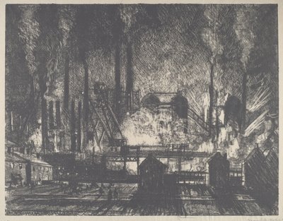 चेंजिंग शिफ्ट्स, चार्लेरोई, 1911। द्वारा जोसेफ पेनेल