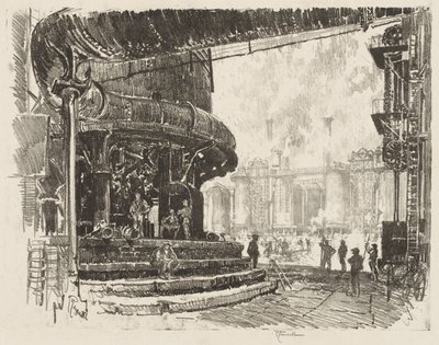 अंग्रेजी युद्ध कार्य: कच्चा लोहा बनाना, ब्लास्ट भट्टियों का आधार द्वारा जोसेफ पेनेल