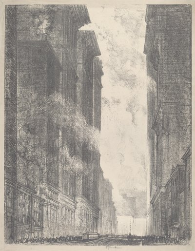 चौथा एवेन्यू, 1910। द्वारा जोसेफ पेनेल
