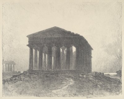Paestum, शाम, 1913। द्वारा जोसेफ पेनेल