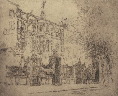 रॉसेटी हाउस, 1906। द्वारा जोसेफ पेनेल