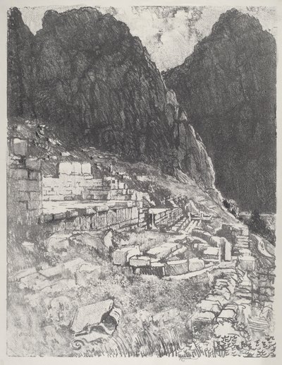 ताकतवर, डेल्फी, 1913 की सीटें। द्वारा जोसेफ पेनेल