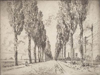 द एवेन्यू, वैलेंसिएनेस, 1910। द्वारा जोसेफ पेनेल