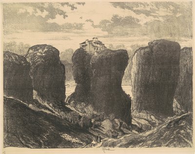 ट्रिनिटी की चट्टानें, 1913। द्वारा जोसेफ पेनेल