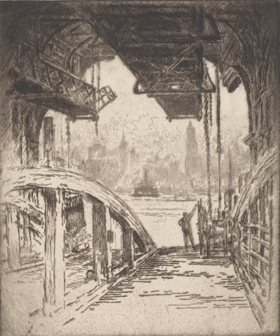 फेरी हाउस, 1919। द्वारा जोसेफ पेनेल