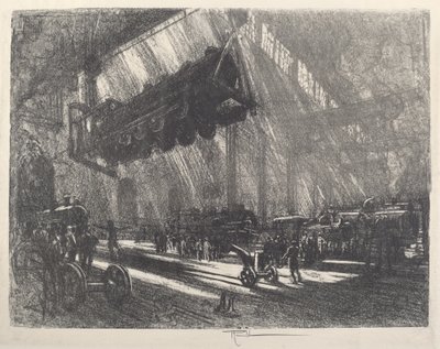 फ्लाइंग लोकोमोटिव, 1917। द्वारा जोसेफ पेनेल