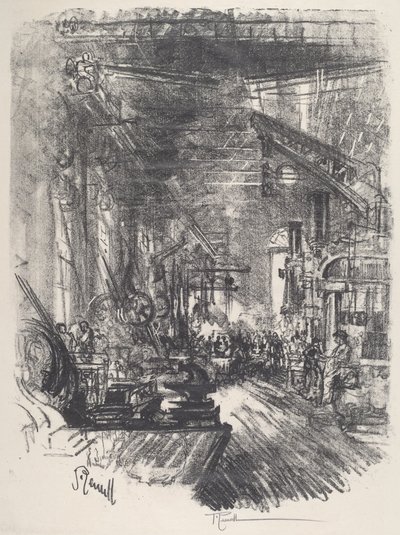 फोर्ज, 1917। द्वारा जोसेफ पेनेल