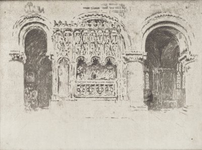 द फाउंडर्स टॉम्ब, चर्च ऑफ सेंट बार्थोलोम्यू द ग्रेट, 1903। द्वारा जोसेफ पेनेल