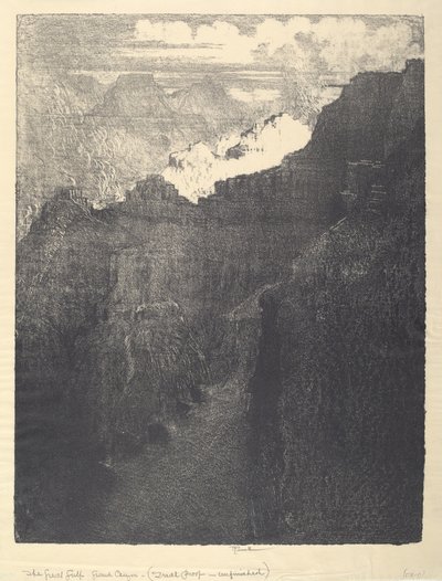 द ग्रेट गल्फ, 1912। द्वारा जोसेफ पेनेल
