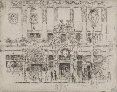 संस्थान, पिकाडिली, 1906। द्वारा जोसेफ पेनेल