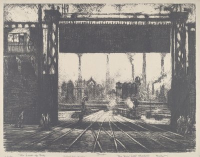 द आयरन गेट, चार्लेरोई, 1911। द्वारा जोसेफ पेनेल