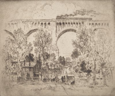 वायडक्ट, डी., एल. एंड डब्ल्यू. निकोलसन, पा., 1919 में। द्वारा जोसेफ पेनेल
