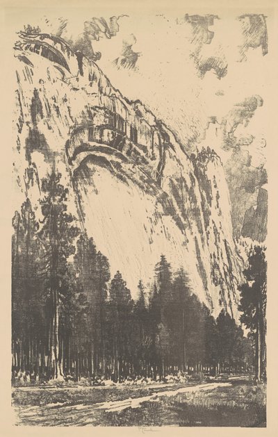 योसेमाइट घाटी, 1912। द्वारा जोसेफ पेनेल