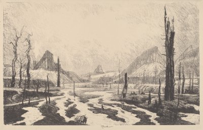 वीरानी की घाटी, 1910। द्वारा जोसेफ पेनेल