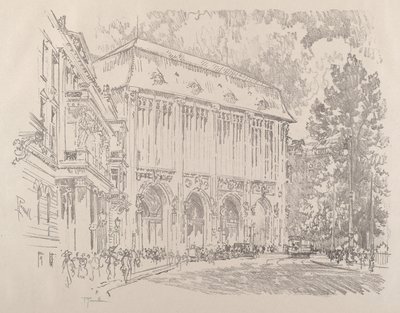 वार्टहाइम, लीपज़िगर प्लात्ज़, बर्लिन, 1921। द्वारा जोसेफ पेनेल