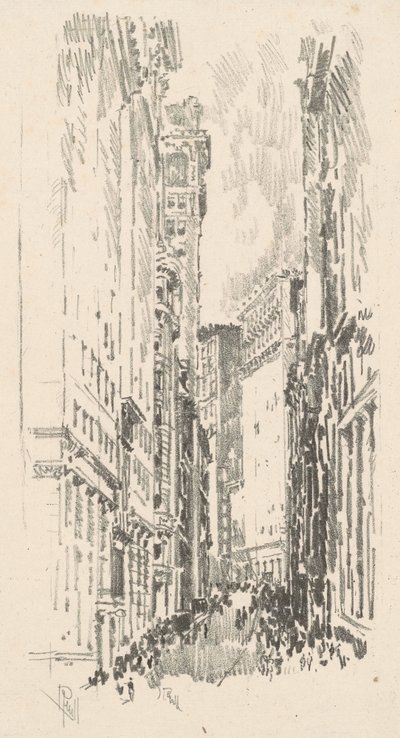 विलियम स्ट्रीट, 1904। द्वारा जोसेफ पेनेल