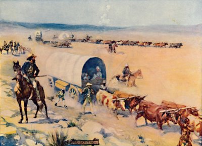 वूर-ट्रेकर्स, 1909 द्वारा जोसेफ रैटक्लिफ स्कीलटन