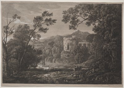 एक इतालवी दृश्य, सी। 1810 है। द्वारा जोसेफ विद्रोही