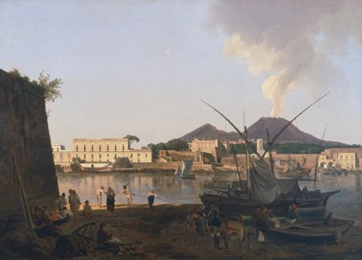 जोसेफ रेबेल (1787-1828), इटली 20 वीं शताब्दी द्वारा नेपल्स के पास पोर्टिसि में ग्रेनाटेलो का बंदरगाह द्वारा जोसेफ विद्रोही