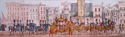 9 नवंबर 1837 (लिथो) पर लंदन शहर के माध्यम से महारानी विक्टोरिया की शाही प्रगति का मनोरम प्रतिनिधित्व (विस्तार) द्वारा जोसेफ रॉबिन्स