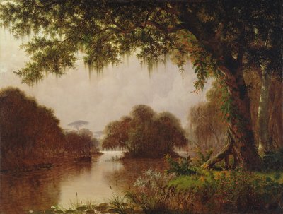 मिसिसिपी पर दलदल, 1871 द्वारा जोसेफ रुसलिंग मीकर