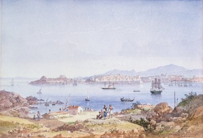 विडो के द्वीप से कोर्फू, 1789 (wc) द्वारा जोसेफ श्रेंज