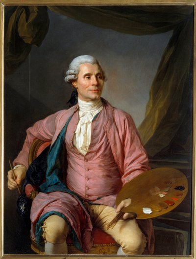 पेंटर का पोर्ट्रेट जोसेफ मैरी विएन (1716-1809) जोसेफ सिफ्रेड डुप्लेसिस (1725-1802) द्वारा पेंटिंग (जोसेफ-सिफ्रेड, जोसेफ सिफ्रेड, जोसेफ-सिफरेड, जोसेफ सिफ्रेन, जोसेफ-सिफरीन) 1784 सन 1,33x1 मीटर - का पोर्ट्रेट चित्रकार जोसेफ मैरी वियन (1716- द्वारा जोसेफ सिफ्रेड डुप्लेसिस