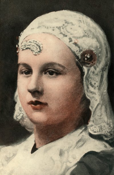 विल्हेल्मिना, हॉलैंड की रानी, 1910। द्वारा जोसेफ सिम्पसन