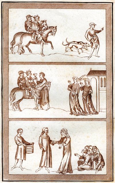 द लाइफ ऑफ़ थॉमस बेकेट, 1801। द्वारा जोसेफ स्ट्रैट