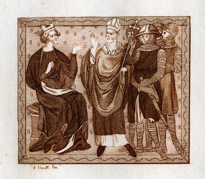 द लाइफ ऑफ़ थॉमस बेकेट, 1801। द्वारा जोसेफ स्ट्रैट