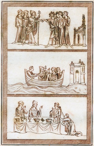द लाइफ ऑफ़ थॉमस बेकेट, 1801। द्वारा जोसेफ स्ट्रैट