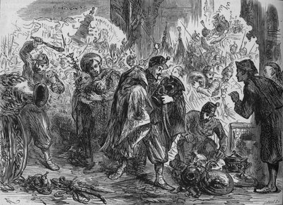 एम्परर्स पैलेस को लूटना, c1880 द्वारा जोसेफ स्वैन