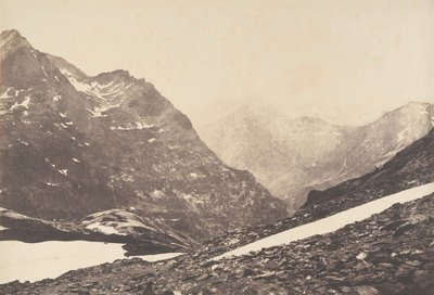 1853 में वेनास्क के बंदरगाह के ऊपर से मलाडेटा के हिस्से और पहाड़ों का दृश्य। द्वारा जोसेफ विगियर
