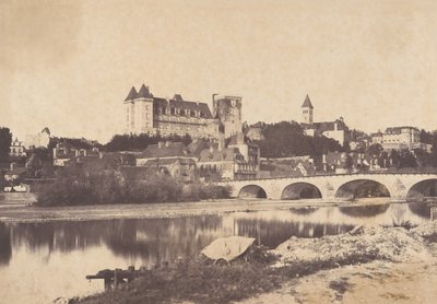 1853 में चेटो डे पाउ का दृश्य। द्वारा जोसेफ विगियर