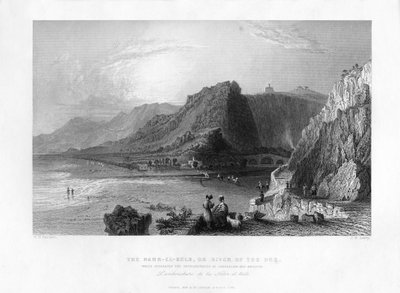 नाहर-एल-केल्ब डॉग नदी, लेबनान, 1841। द्वारा जोसेफ विल्सन लोरी