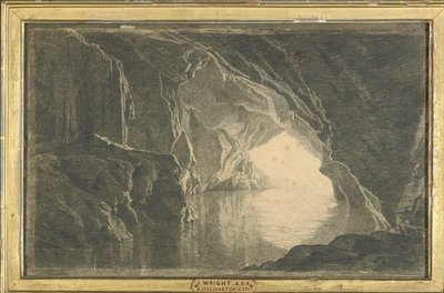 सेलर्नो की खाड़ी में एक ग्रोटो, शाम, c.1800 द्वारा डर्बी के जोसेफ राइट