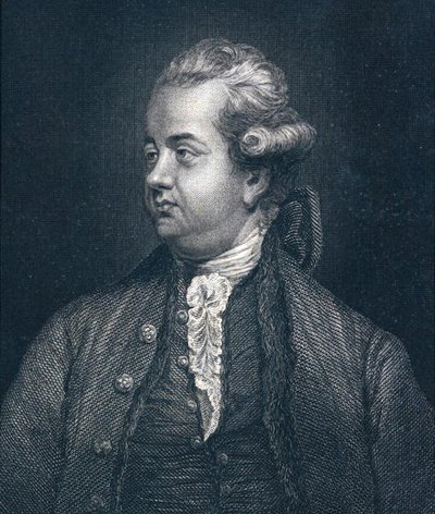 एडवर्ड गिब्बन (1737-94) (उत्कीर्णन) द्वारा जोशुआ (बाद) रेनॉल्ड्स