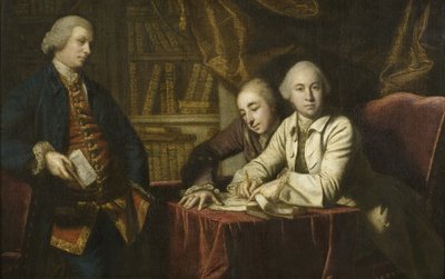 आउट ऑफ टाउन पार्टी, c.1759 द्वारा जोशुआ रेनॉल्ड्स